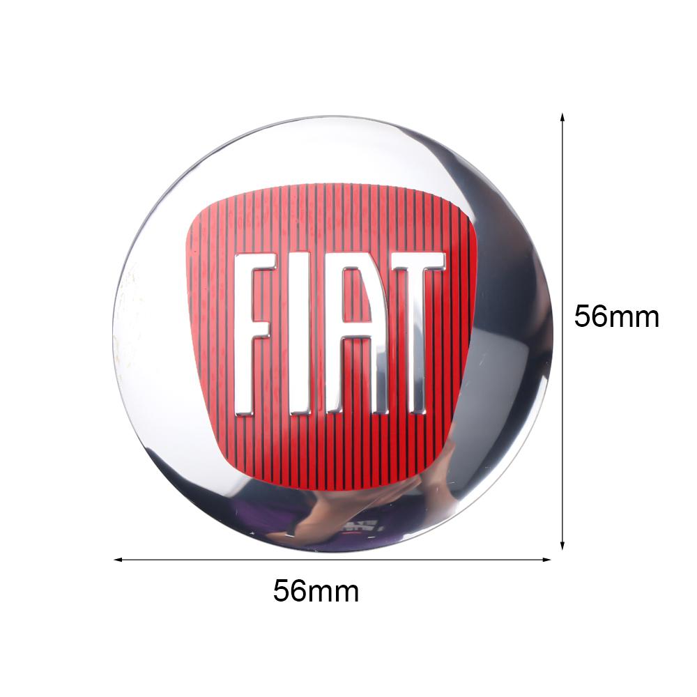 GGBFQ1 4PCS 56MM Car Wheel Center Hub Cap Rim Sticker Scorpion Decal Accessories For Fiat 500 Abarth Uno 600 Cross Fiorino Grande Panda
