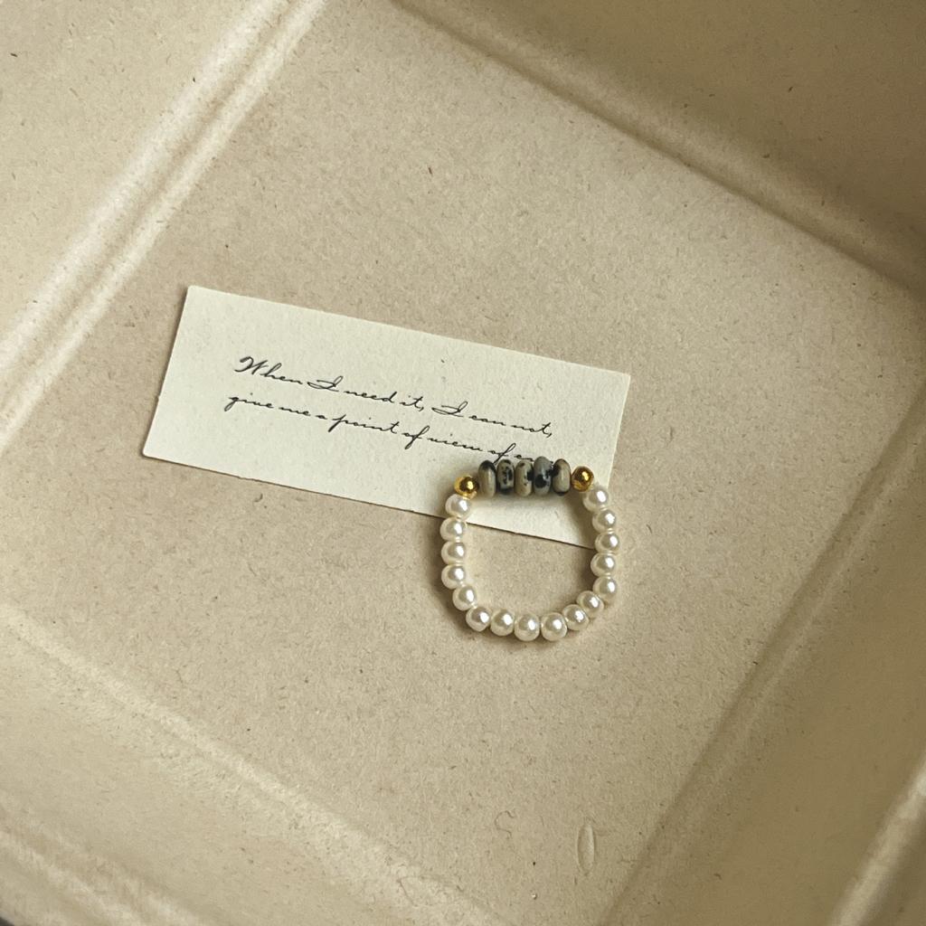 Цветное хрустальное кольцо с бисером, нишевый дизайн, чувство высокого класса, кольцо на палец, темперамент легкой роскоши, универсальные кольца-аксессуары