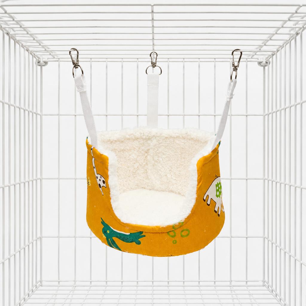 Pet Nest Hangable Swing Hamster Cotton Nest Golden Hamster Used In Autumn And Winter Keep Warm Dodge Sleeping Bag Hammock