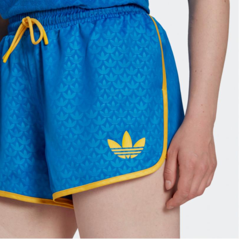 adidas Originals Heritage Now Монограмма Повседневные шорты Женские Синие IB2063