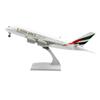 Масштаб 1/240 30 см Модель самолета Emirates A380 Набор для сборки Игрушка Металлическая смоляная модель самолета со стойкой для демонстрации Коллекции или подарка