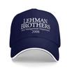 Департамент управления рисками Lehman Brothers 2008 Кепка-сэндвич Унисекс Кепки от солнца Регулируемые кепки Snapback Бейсболка Летняя