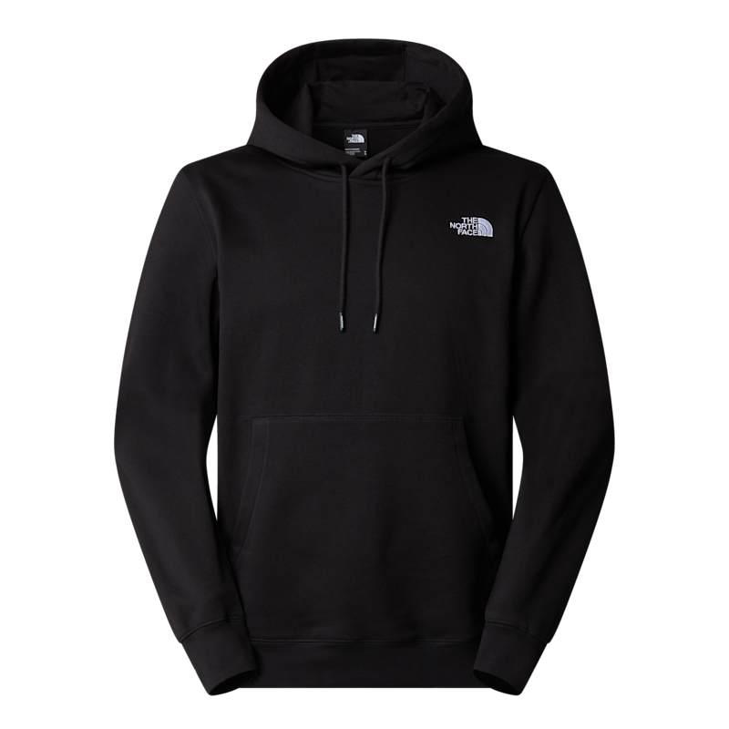 The North Face Hoodie cotton blend black