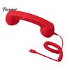 Portable Phone Handset for Office Retro Mobile Phones, Type-C Vintage Wired Handheld Old Fashioned Cell Receiver with Microphone Calls, Meetings,