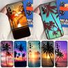 Летний Пляж Закат Пальма Для Samsung Galaxy A22 A32 A52 A54 A34 A14 A55 A35 A15 A53 A33 A13 A05 A06 A16 Чехол для Телефона