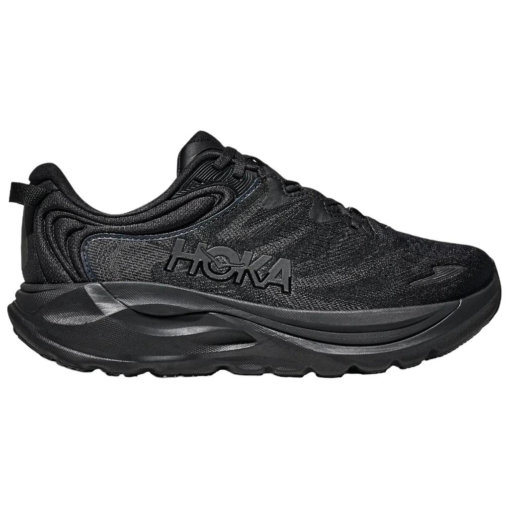 Hoka One One Gaviota 6 Удобная посадка Прочные Дышащие Беговые кроссовки Женская кроссовка Черный 1171933-BBLC