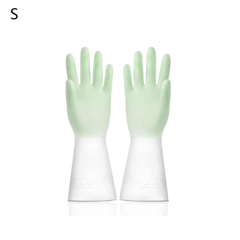 Durable Household Cleaning Gloves Anti-slip Rubber Gloves Gifts Kitchen Dishwashing Gloves