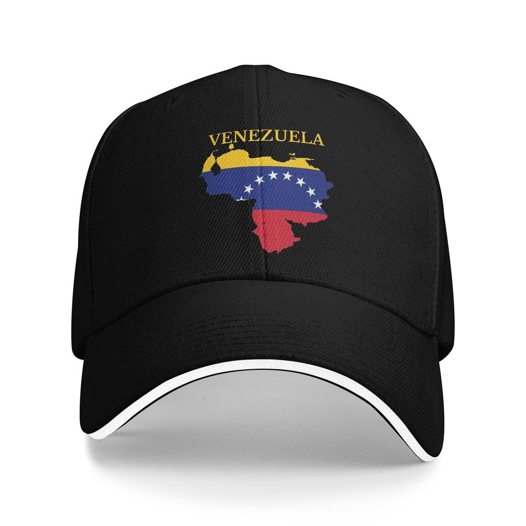 Unisex Venezuela Map Flag Venezuelan Outdoor Hat Sun Cap Casual Baseball Cap Golf Sunshade