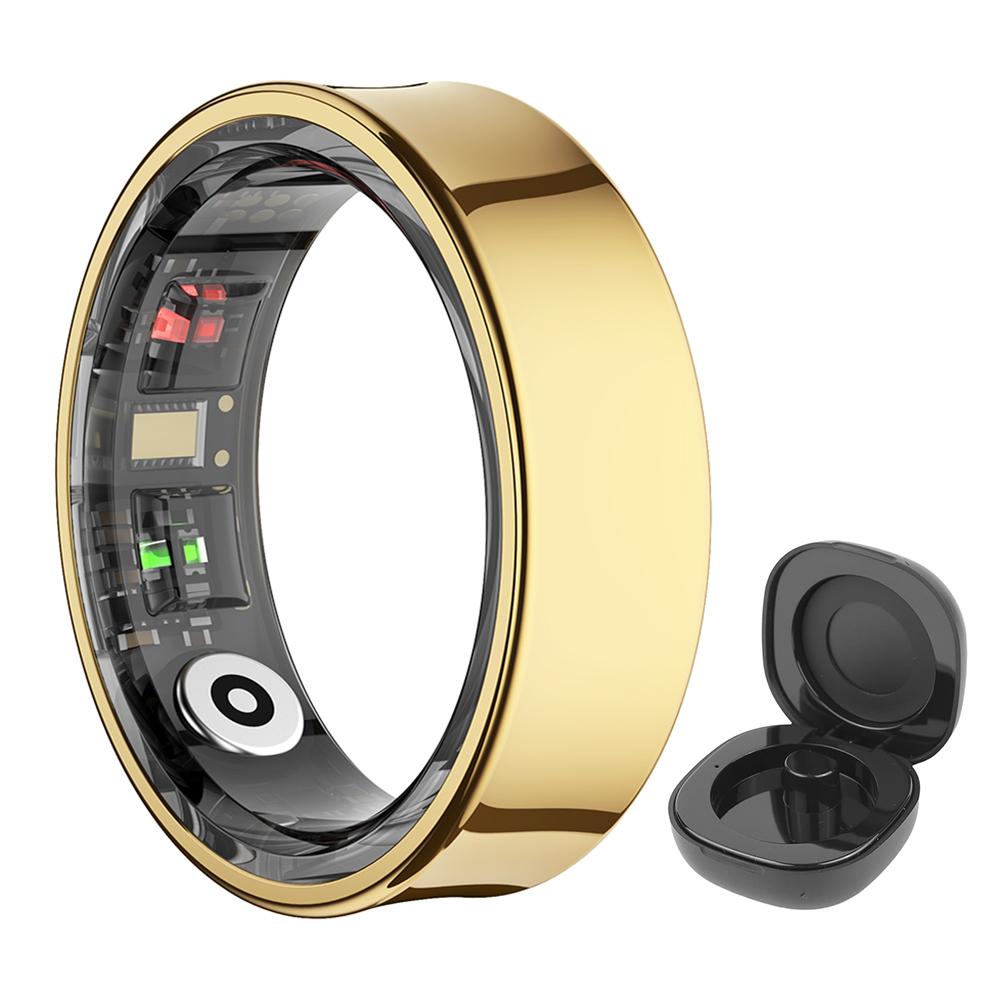 R09 Smart Ring Waterproof Health Fitness Rings Heart Rate Blood Oxygen Sleep Monitoring Fitness Tracker for Xiaomi Samsung Phone