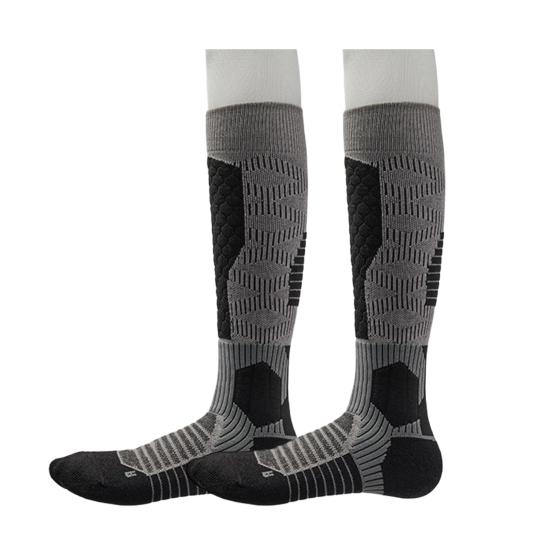 Yousheng Женские утепленные лыжные носки из шерстяной смеси, до колена, термоноски, дышащие компрессионные спортивные носки с защитой от запаха для зимних видов спорта, походов, охоты