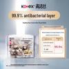 KOTEX Гигиенические прокладки из чистого хлопка с антибактериальным эффектом, набор для дня и ночи с ночными трусиками