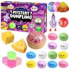 2026 Загадочный календарь-адвент с пельменями Баоцзы Fidget Squishy Календарь обратного отсчета на 24 дня Милый мягкий шарик из теста Игрушки-антистресс