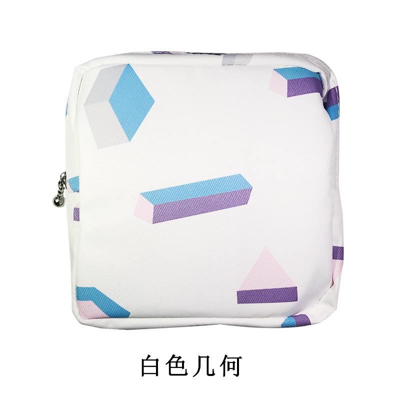 Женская маленькая косметичка, набор на молнии для девочек, мини-гигиенические салфетки, сумки для макияжа, помады, дорожные наушники, органайзер для монет, сумки