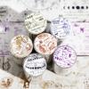 Journamm 63mm*2m Kraft Paper Tapes Stamp Style DIY Scrapbooking Decor Sticker Collage Diary Creative Stationery Masking Tape