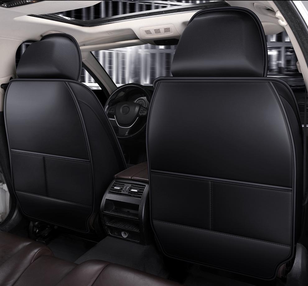 Всесезонный универсальный чехол для автомобильного сиденья из кожи наппа - Дышащий перфорированный дизайн с полным охватом