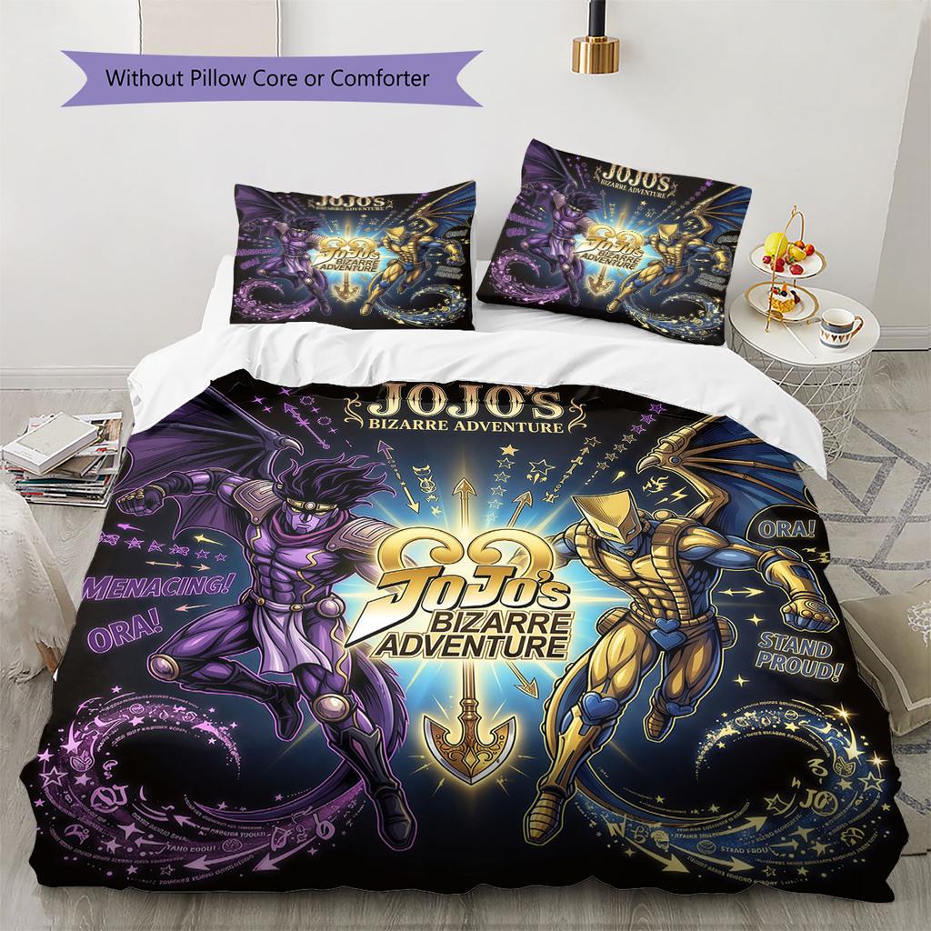 JoJo's Bizarre Adventure Уютный пододеяльник Детский комплект постельного белья, Очень большой размер, Хэллоуинские подарки, Доступны различные размеры -HE198