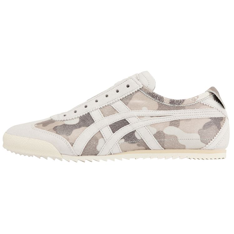 ONITSUKA TIGER Мексика Слипоны Делюкс Женские Бело-Серый Камуфляж 1182A133-100