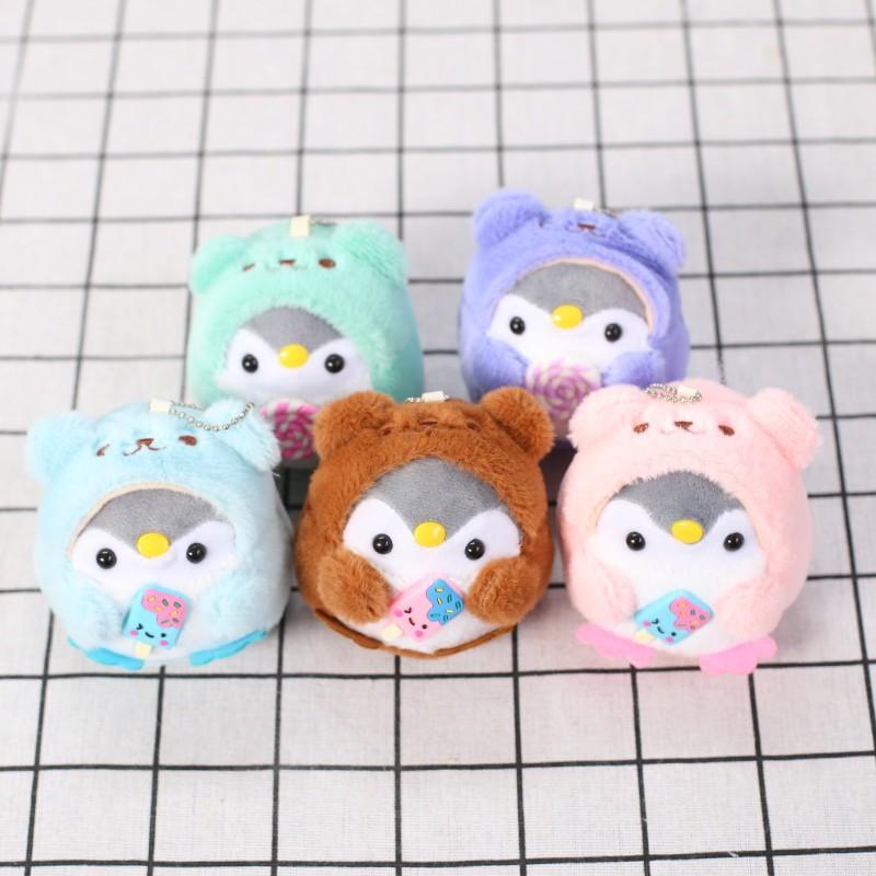 Cartoon Creative Lollipop Penguin Plush Toy Doll Pendant Doll Bag Keychain Doll Gift
