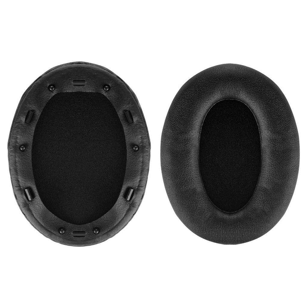 Geekria Ear Pads QuickFit Compatible Pads Compatible with Sony Headphones Pads Cups Protein Leather WH-1000XM3 Ear/Ear (Black)