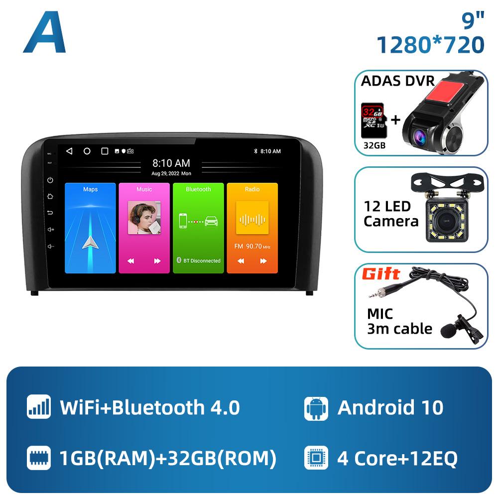 Автомобильное радио для Volvo S80 1998 - 2006 2 Din Android Автомобильный мультимедийный проигрыватель GPS-навигация Carplay Android auto Touch FM 4G Stereo