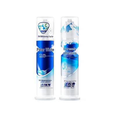 Набор зубной пасты Leng Suan Ling Arctic White & Arctic Cool с помпой против чувствительности