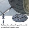 1set Tire Repair Nail Self-Tapping Screw Plastic Nail Soft Rubber Screw Suitable For Car Motorcycle Tire Puncture Repair