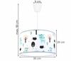 Children'S Ceiling Hanging Lamp, Led Lampshade Bambi