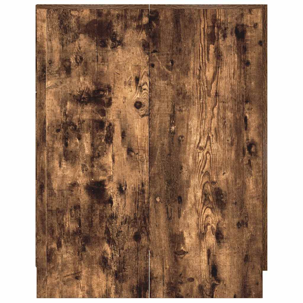 Washing Machine Cabinet Smoked Oak 71 x 71.5 x 91.5 cm