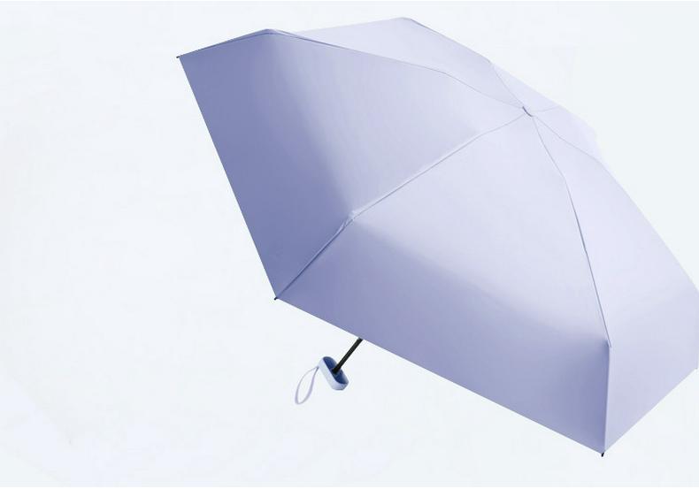 Mini Thickened UV Protection Black Glue Umbrella for Women - Ultra-light Sun & Rain Shield