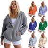 Womens Zip Up Hoodies Oversized Sweatshirts Fall Fashion Outfits Casual Jackets
