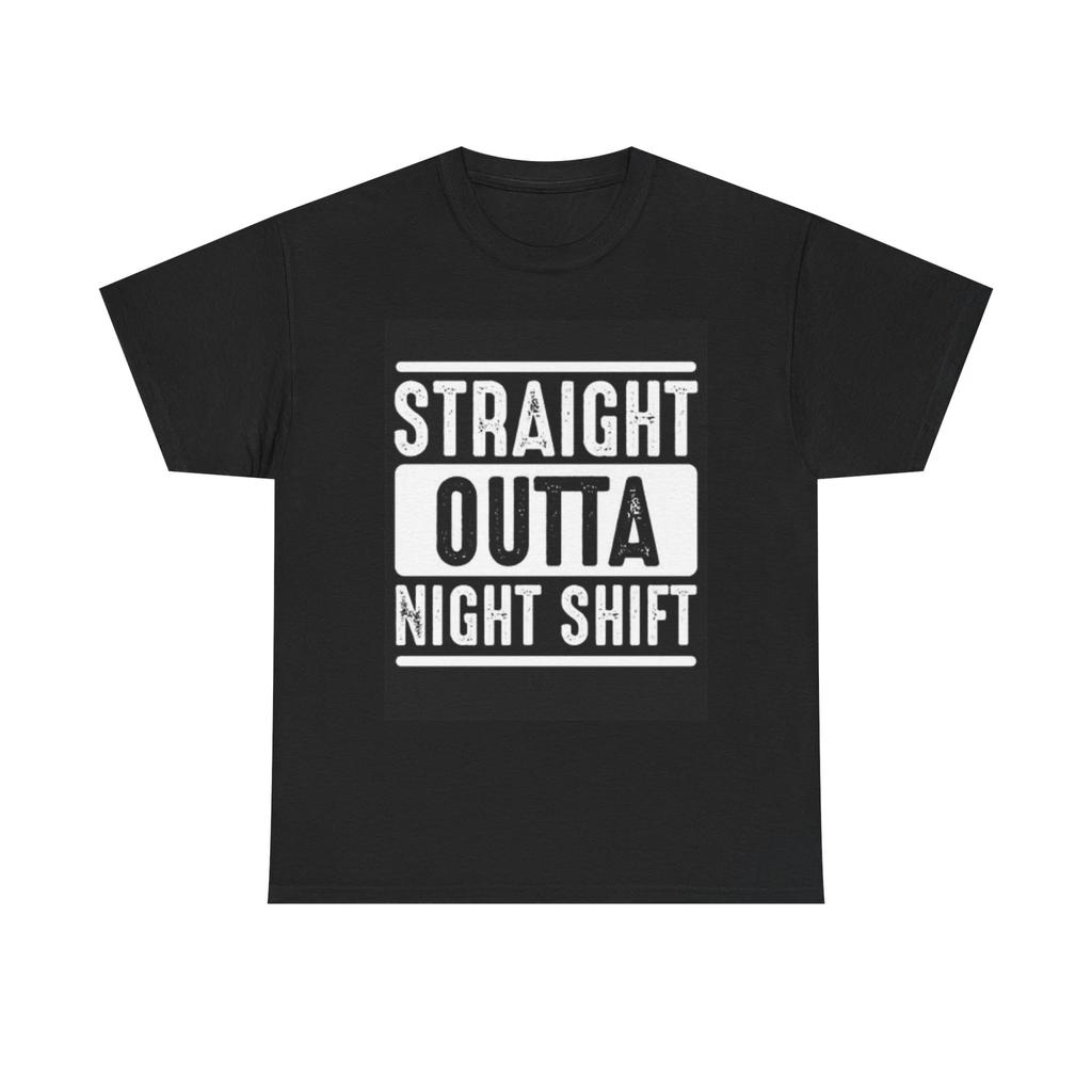 Men's and Women's T-shirts Straight Outta Nigh