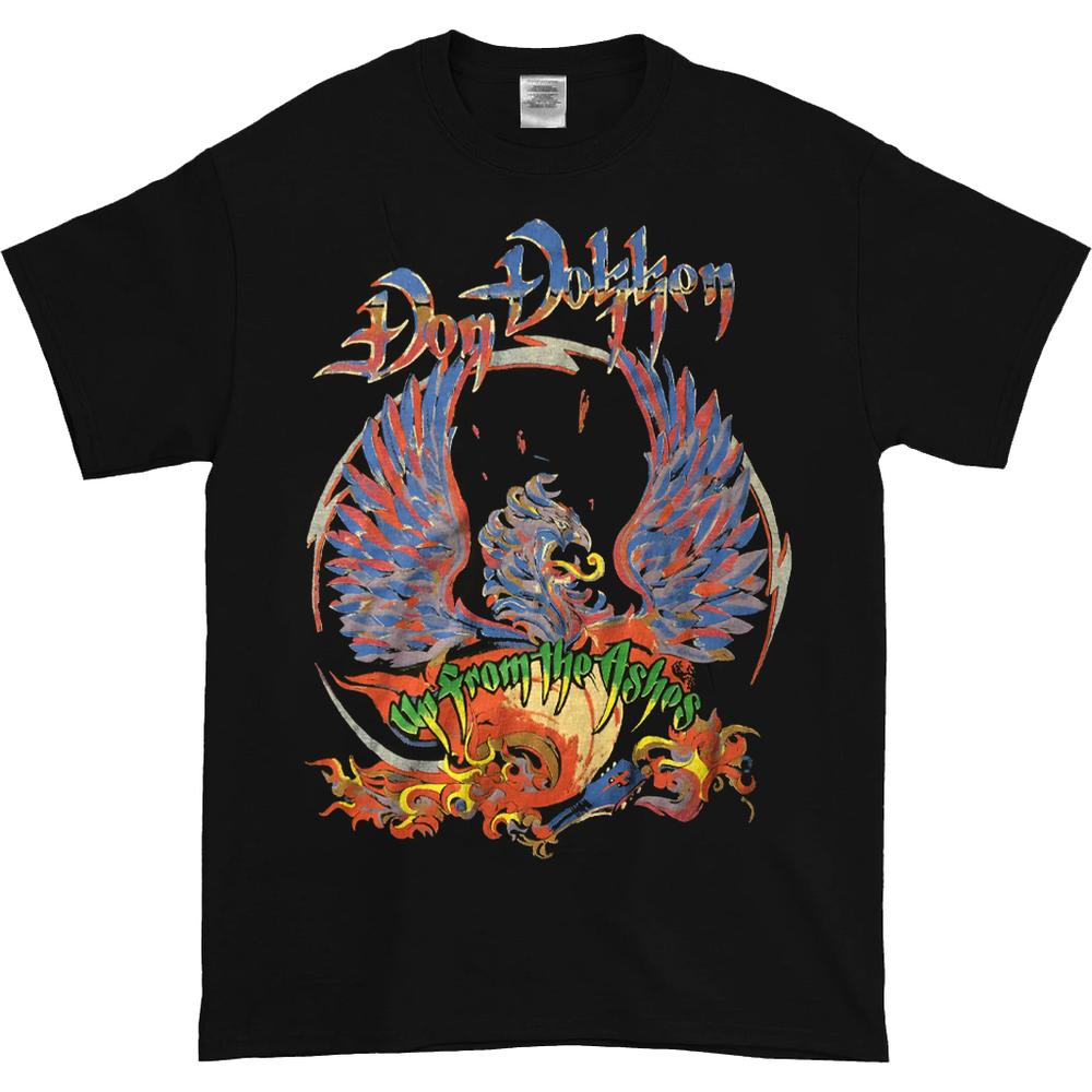 Футболка унисекс DON DOKKEN UP FROM THE ASHES BLACK ROCK BAND