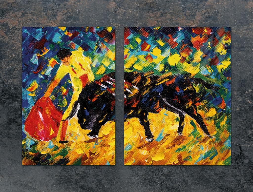 SZKLANA PŁYTA OCHRONNA DESKA 75x52 BYK