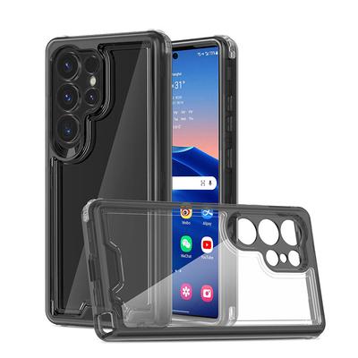 Универсальный противоударный черный чехол для мобильного телефона SAM S25ULTRA S25 Три в одном Цветной Прецизионное литье под давлением с отверстиями