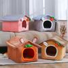 Новое кошачье гнездо Four Seasons Warm House Nest Carrot House Nest Cat Villa Four Seasons General Kennel Pet Supplies
