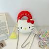 Мини-сумка через плечо с цепочкой для девочек, мультяшный пес Melody Cinnamoroll Hello Kitty, для повседневного использования