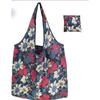 Женская складная большая сумка для покупок с рисунком кошки и цветка, моющаяся, с леопардовым принтом, многоразовая, удобная для переноски, сумка