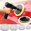 Buffing Waxing Imitated Wool Self-Adhesive Disc Car Polishing Disc Car Beauty Tool Wool Sponge Pad