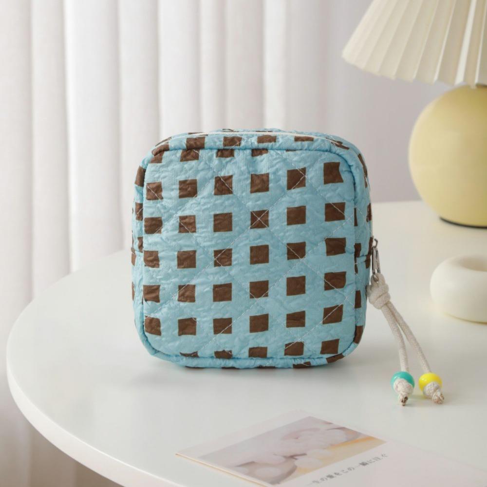 Принт Цветочный Косметичка Органайзер для Губной Помады и Макияжа Чехол Сумочка для Хранения Гигиенических Прокладок Дорожная Сумка для Хранения Наушников и Монет