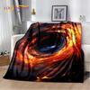 Universe Space Stars Black Hole Galaxy Earth Milky Way Soft Blanket,Soft Throw Blanket for Home Bedroom Bed Sofa Cover kid Gift