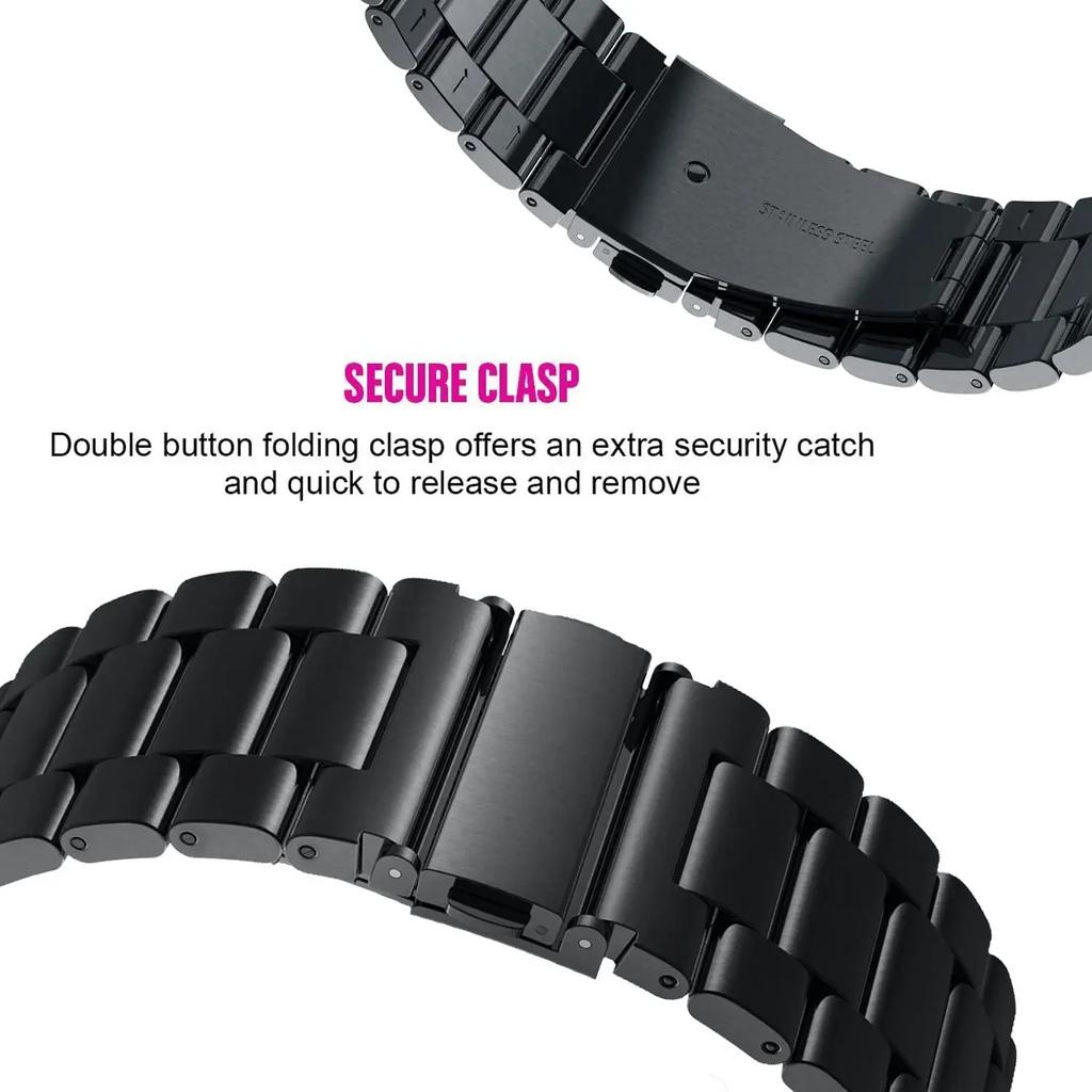 Быстросъемный металлический ремешок 26 мм 22 мм 20 мм для Garmin Tactix 8 Fenix 8/E 7X 6X Браслет из нержавеющей стали Enduro 3 Forerunner 965 Ремешок