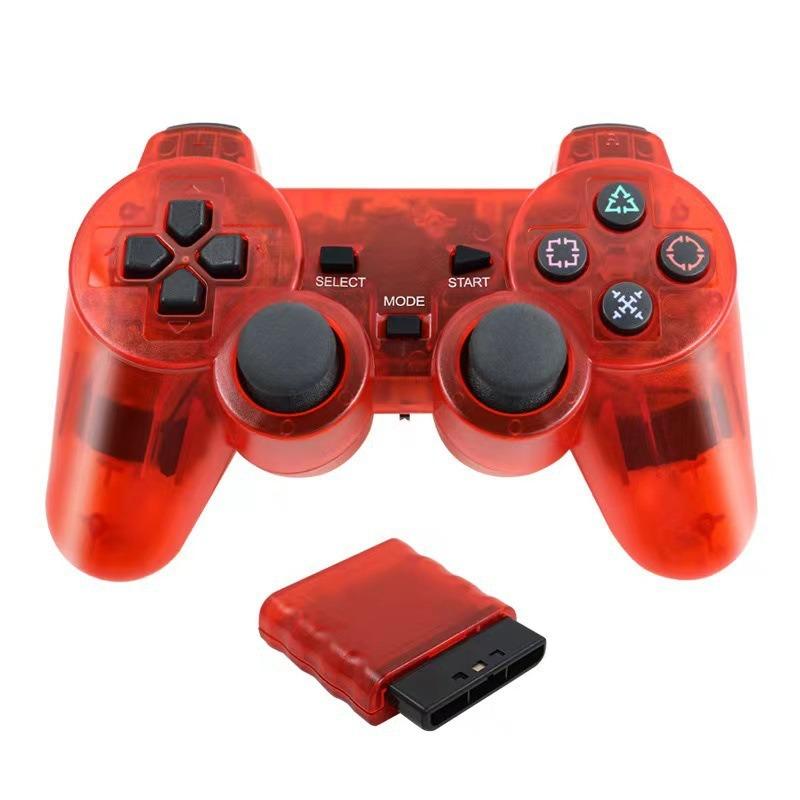 Беспроводной Геймпад Для Контроллера Ps2 Для Консоли Playstation 2 Джойстик 2.4G Двойная Вибрация Ударопрочный Joypad Usb Игровой для ПК