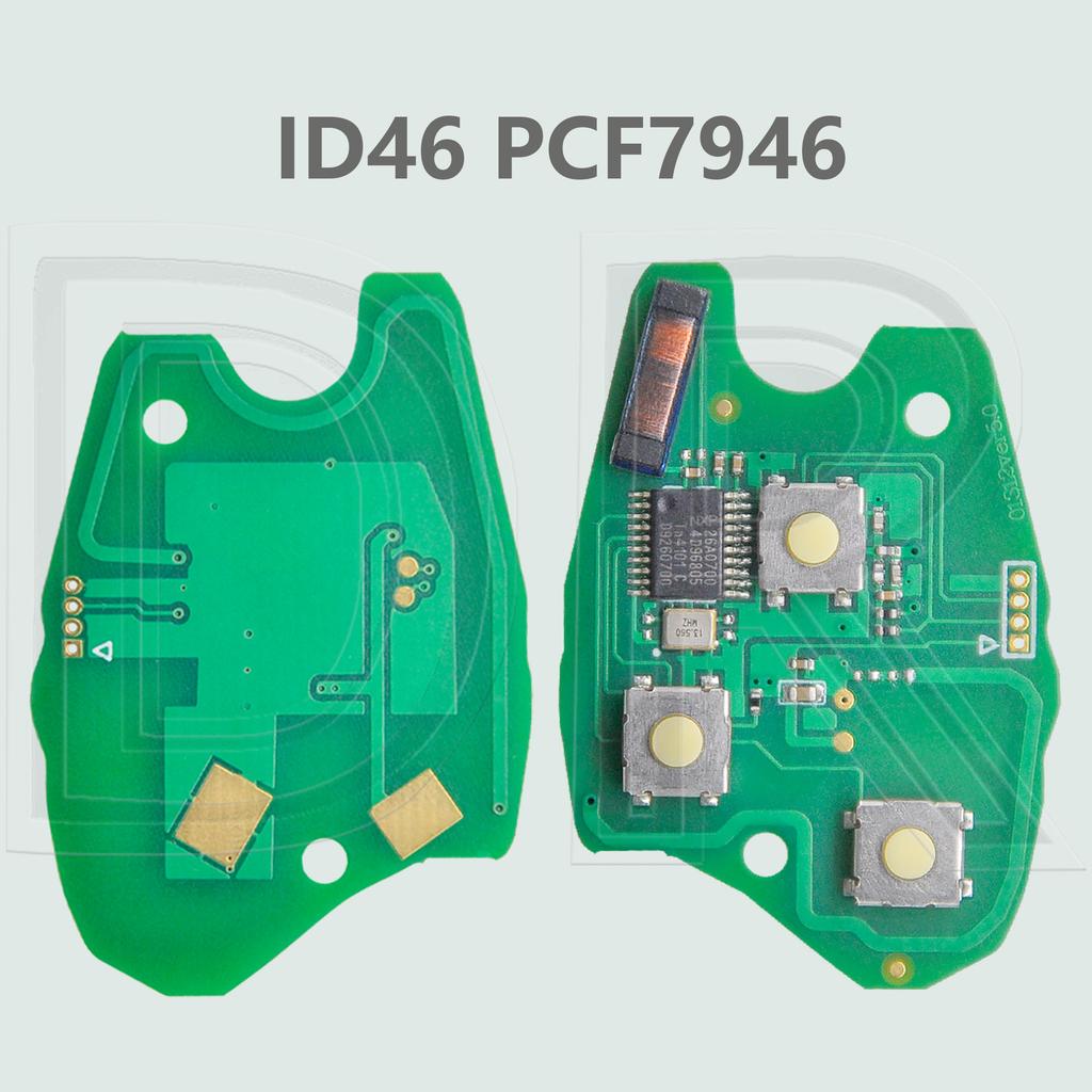 DR 4A PCF7961M ID46 PCF7946/7947 433 МГц Автомобильный Пульт ДУ для Renault Megane Duster Modus Clio 3 Twingo DACIA Logan Sandero Kangoo
