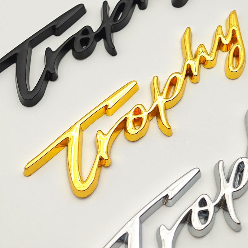 3D Metal Letters Trophy Logo Emblem Car Rear Trunk Sticker Fender Side Badge for MG 6 Morris 3 ZS ZT GS TF GT ZR TF Accessories bfl2
