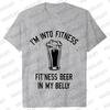 Men's Street Wear T-shirts Need Beer Graphic Tee Shirt Homme Funny Low Battery Need Beer Novelty T-Shirt Drinking Party Tshirts