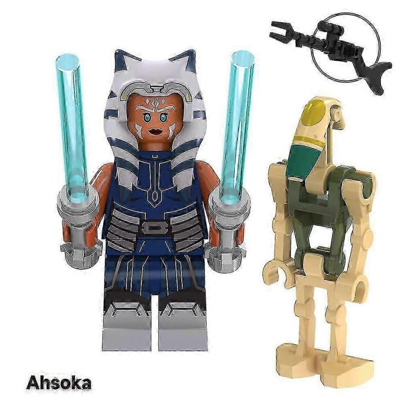6pcs/set Star Wars Minifigure Building Blocks Assembled Action Figures Toys For Kids Gifts