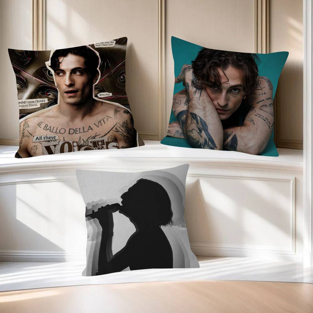 Rock Singer DDamiano David Cushion Cover Decorative Pillow Sofa Home Decor case pillow cases