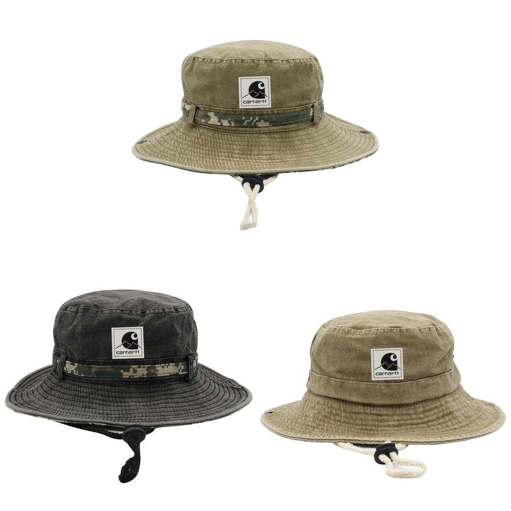 Fisherman Hat Men Women Outdoor Sun Protection Cotton Wide Brim Foldable Mesh For Summer Fishing Trips