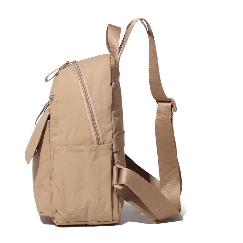 Мужской многофункциональный рюкзак, женская однотонная сумка через плечо, нейлоновый школьный ранец