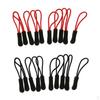 Pack of 20 Outdoor Nylon Rope Zipper Pull Cord Zip Puller Fastener Slider